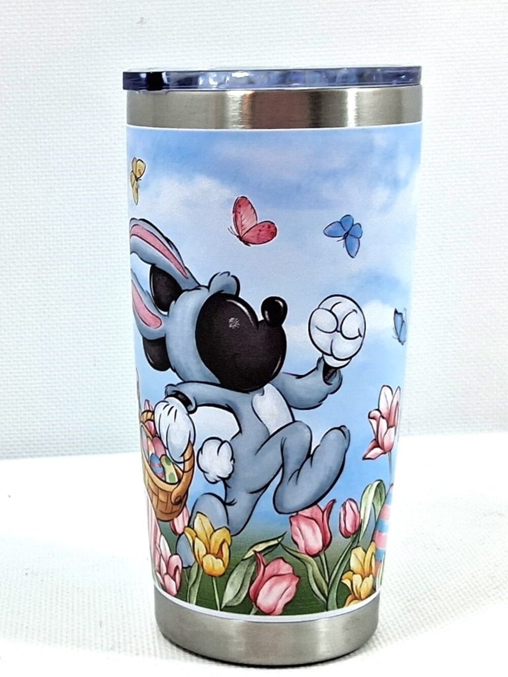 Stainless Steel Tumbler with Lid and Straw